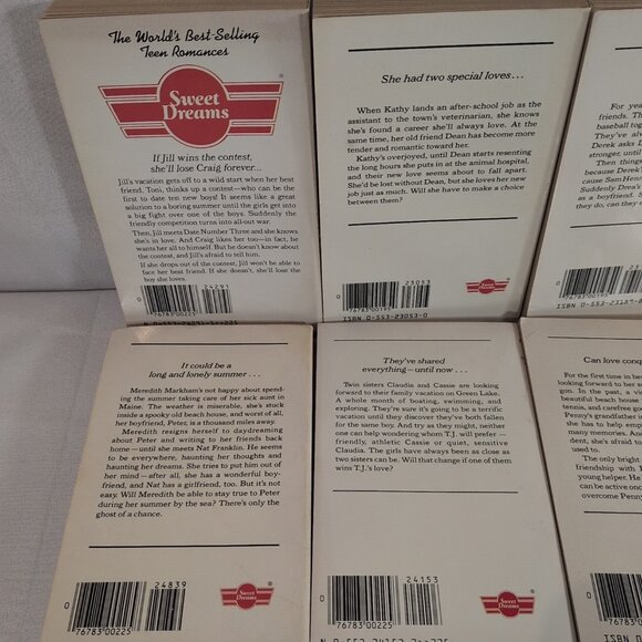 Sweet Dreams 10 Book Lot Romance Bantam 1982 Paperback 18 31 28 36 53 66 67 77 - Picture 6 of 16